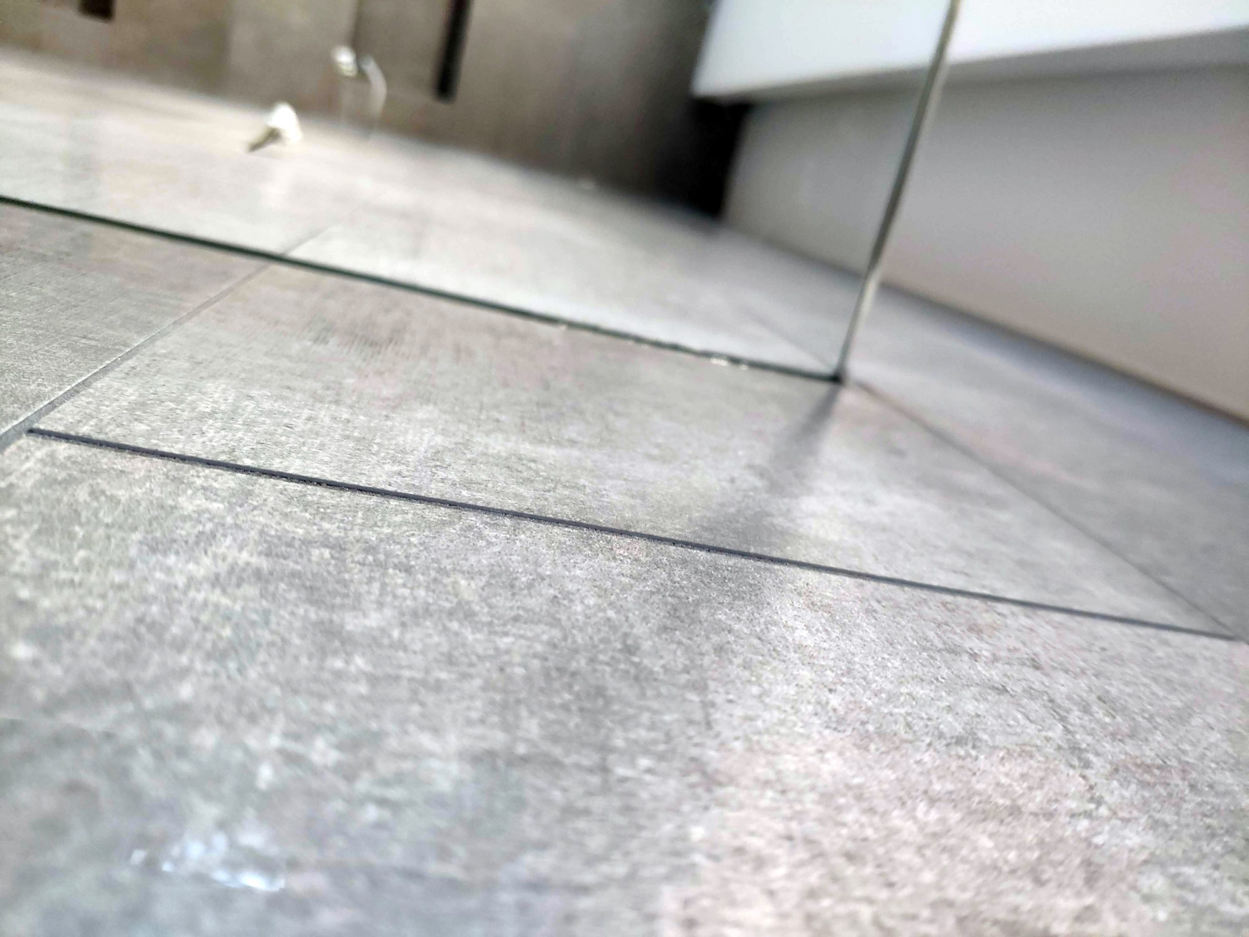 Steklo za tuš detajl